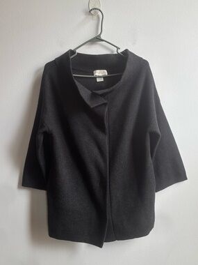 Demylee Draped‎ Snap Button Cardigan Cashmere